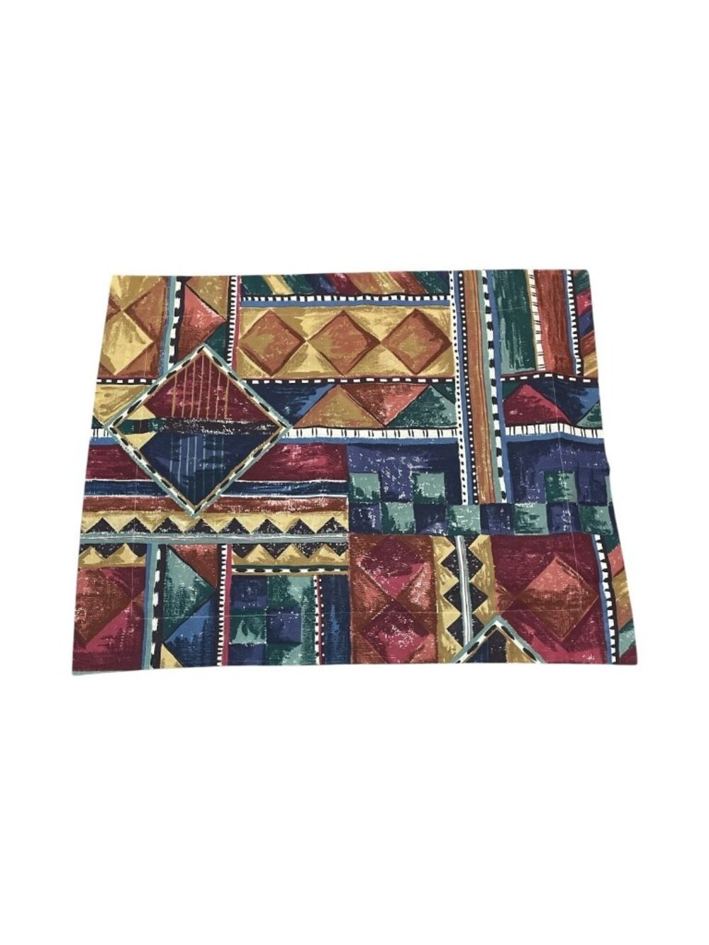 Vintage Dan River Geometric Standard Size Pillowcase Pillow Case Sham